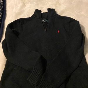 Youth xl black Ralph Lauren polo sweater in great condition